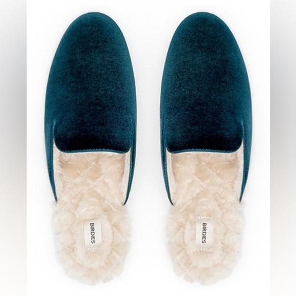 Birdies Shoes - Birdies The Phoebe Slide in Emerald NIB
